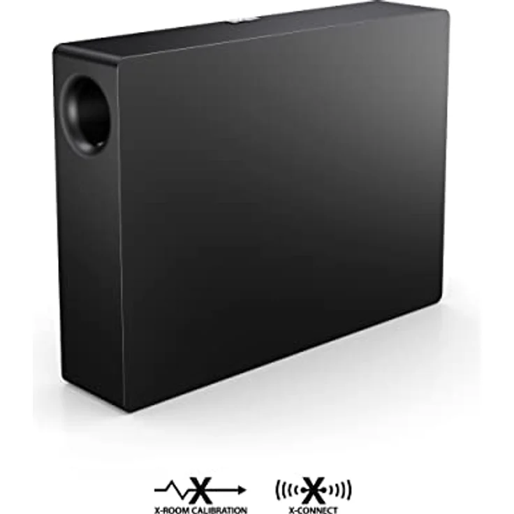 Nubert nuSub XW-800 Slim | Schwarzer Funk-Subwoofer | Lautsprecher für Bass & Effekte | Surround & Action auf höchstem Niveau | Downfiresubwoofer mit Aktiv-Technik | Box mit 250 Watt | Flachsubwoofer – Bild 2