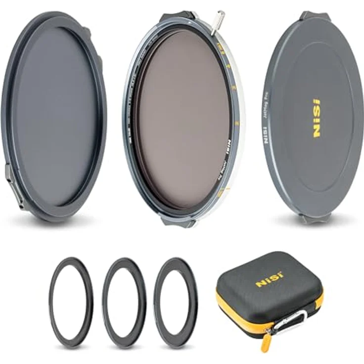 Nisi JetMag Pro 1-5 Stops VND Flex Kit 95MAG, variabler ND-Filter mit True Color-Technologie, Schwarz – Bild 1