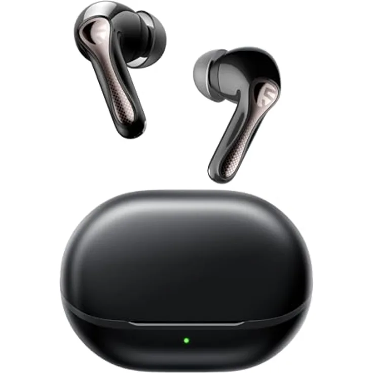 Soundpeats Air5 Pro, kabellose Earbuds mit aktivem Noise Cancelling, schwarz