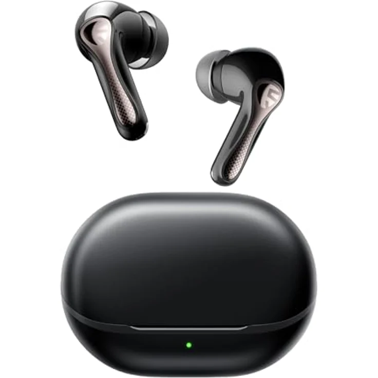 Soundpeats Air5 Pro, kabellose Earbuds mit aktivem Noise Cancelling, schwarz – Bild 1
