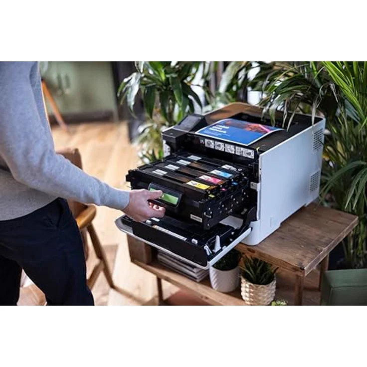 Brother HL-L8430CDW, Professioneller WLAN Farblaserdrucker mit Duplex, 31 S/min, 250 Blatt Papierfach, 50 Blatt Multifunktionszufuhr – Bild 5