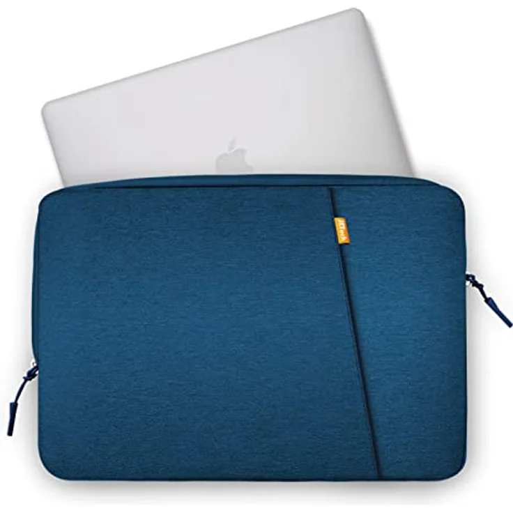 JETech Laptoptasche Hülle für 13,3 Zoll MacBook Air/Pro, 14 Zoll MacBook Pro 2021 M1, 13-13,6 Zoll Notebook, Wasserdicht Laptophülle Stoßfest Laptop Sleeve mit Zubehörtasche (Kobaltblau) – Bild 2
