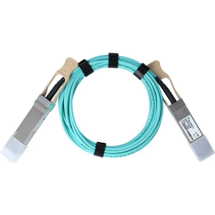 BlueOptics AOC QSFP28 BO282803L15M, Transceiver für Intel 100FRRA0150, 100 Gbit/s, 15 Meter, Blau