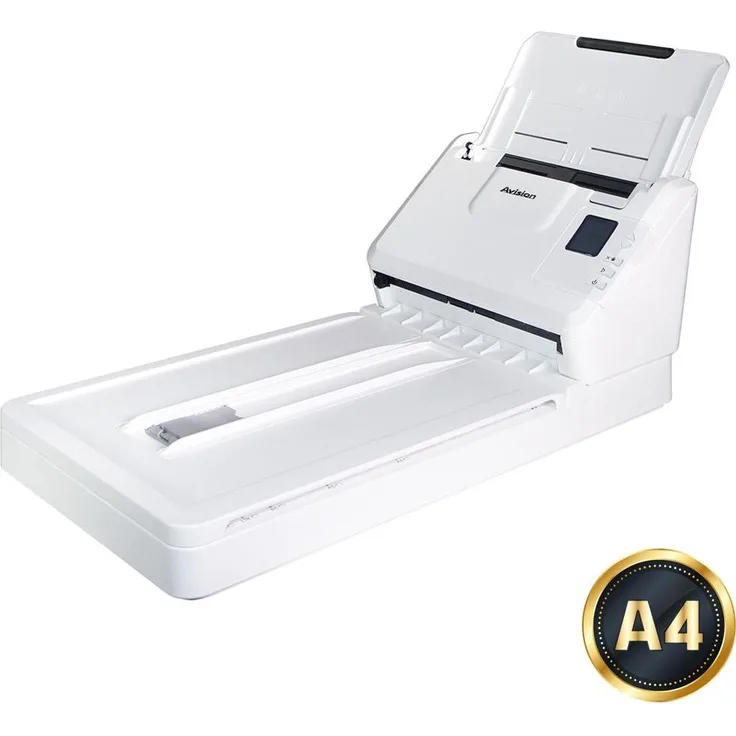 Avision AD340GFN, Dokumentenscanner A4 mit 40ppm, USB 3.1, Ethernet, 50 Blatt ADF, Duplex-Scannen