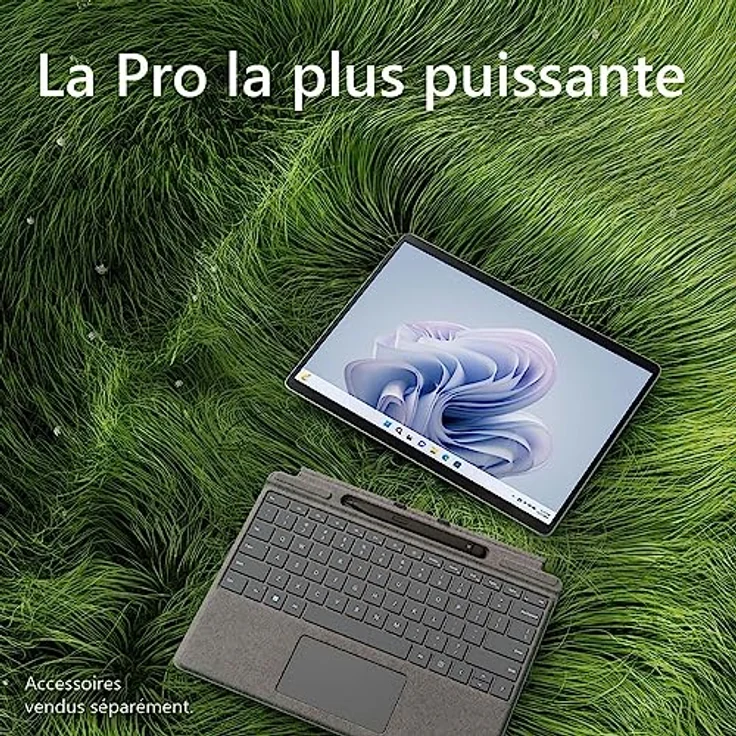 Microsoft Surface Pro 9, i5, 8GB RAM, 256GB SSD, Win 11 Home, 13 Zoll 2-in-1 Tablet/Laptop, Platin, powered by Intel Evo Plattform – Bild 2