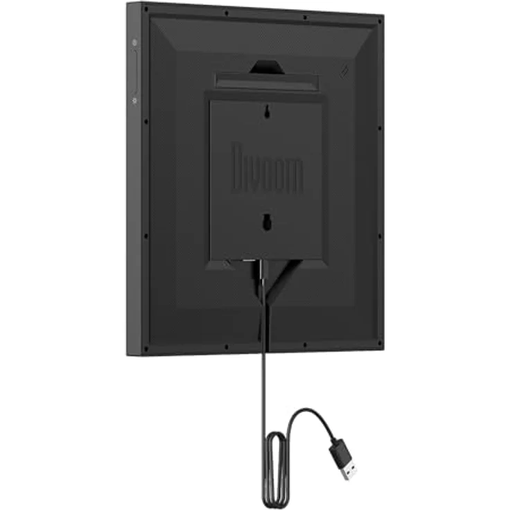Divoom Pixoo 64, Digitaler Bilderrahmen mit 10.3" WiFi-Pixelart-Display, 64 x 64 Pixel, Schwarz – Bild 4