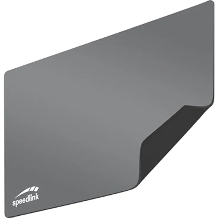 Speedlink ATECS Soft Gaming Mauspad M, 38 x 30 cm, glatte Textil Oberfläche, rutschfest, grau – Bild 2