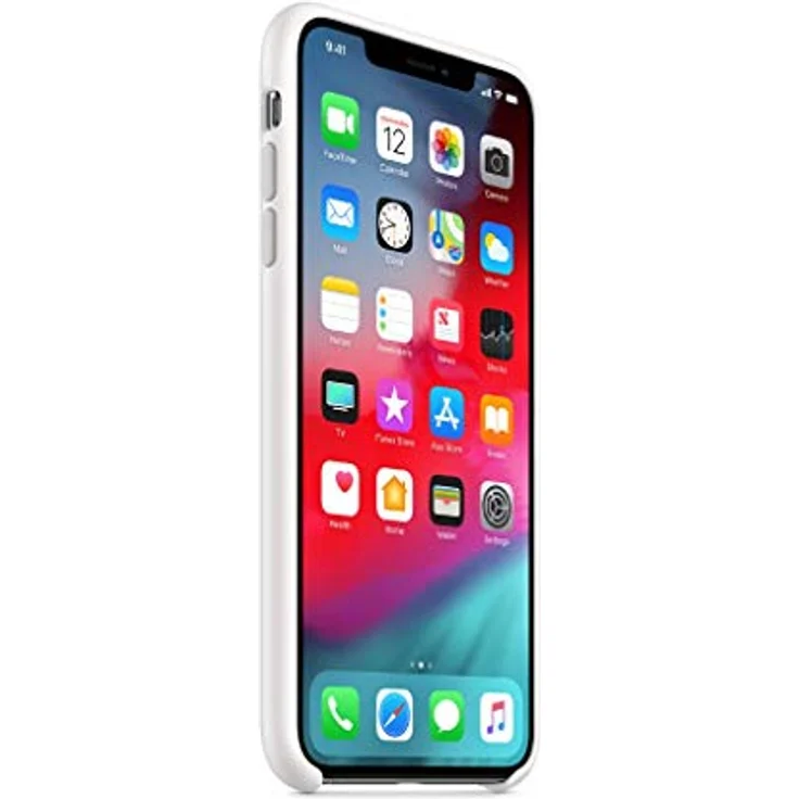 Apple Silikon Case (Iphone Xs Max) - Weiß – Bild 3