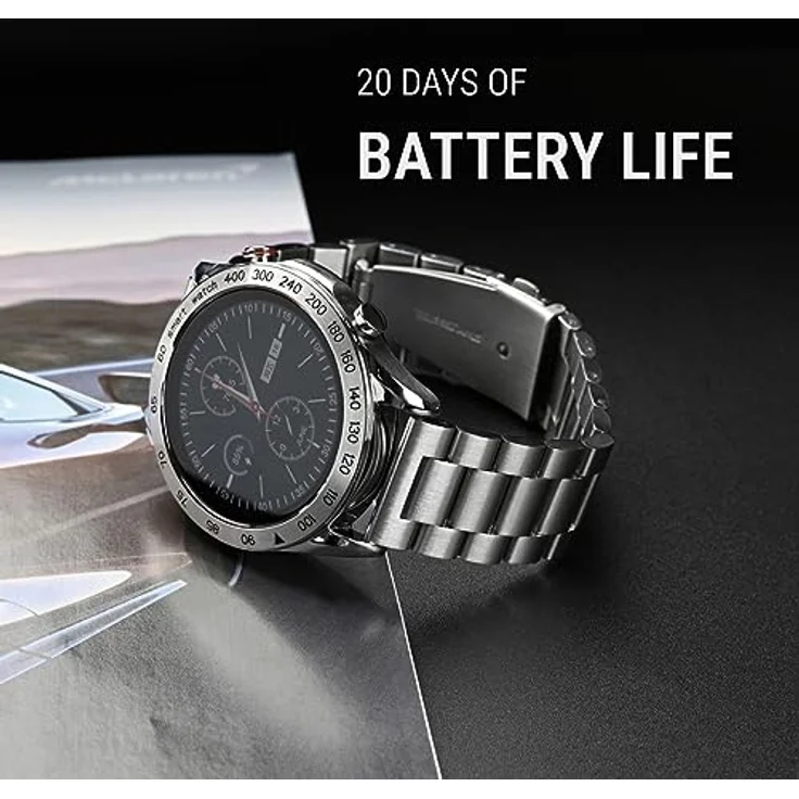 Hifuture Go Pro Smartwatch (Silber) - Langlebig, ergonomisches Design, robust – Bild 4