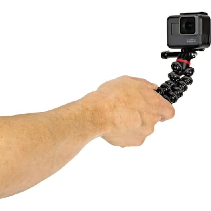 JOBY JB01516-BWW GorillaPod 500 Action flexibles Ministativ (mit Stiftbefestigung für GoPro, 360-Grad-Kameras und andere Action-Kameras, Traglast bis zu 500 g) – Bild 3