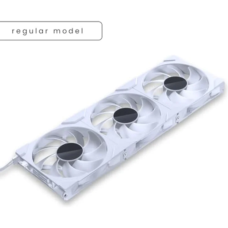 Phanteks M25-140 Gen2 Dreierpack, 3 x 140 mm ARGB-Hochleistungs-Lüfter, Daisy-Chain-Lüfterrahmen, Infinity-Spiegel-Hub, Weiß – Bild 2