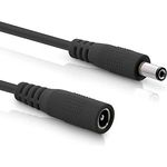 InLine® DC Verlängerungskabel DC Stecker/Buchse 5,5x2,1mm, schwarz, 2m