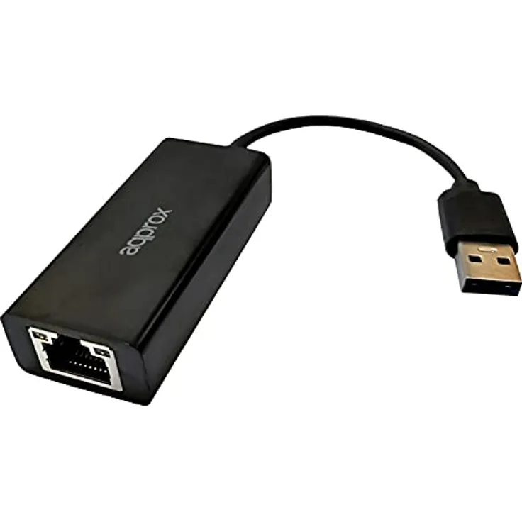 APPROX USB2.0-RJ45-Kabel 10/100MBPS weiß