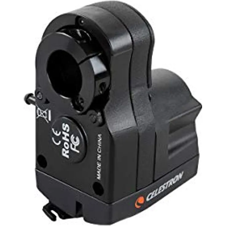 Celestron 94155-A Fokusmotor für Schmidt-Cassegrain-, EdgeHD- und RASA-Teleskope – ermöglicht elektronisches Fokussieren, bringt Himmelskörper in scharfen Fokus, Schwarz