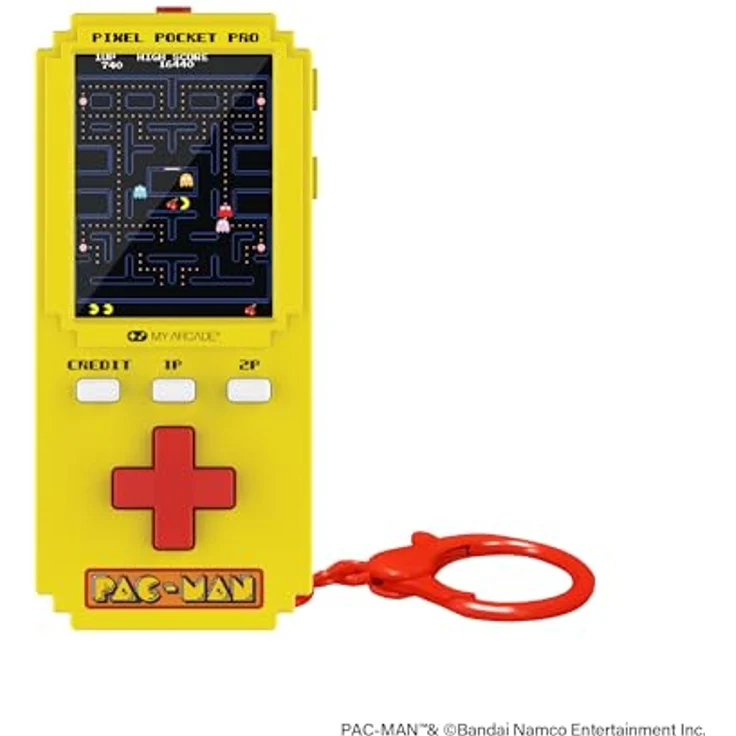 My Arcade Pixel Pocket Pro Pac-Man, Tragbare Spielkonsole, 5,08 cm (2), Gelb, Schwarz – Bild 3