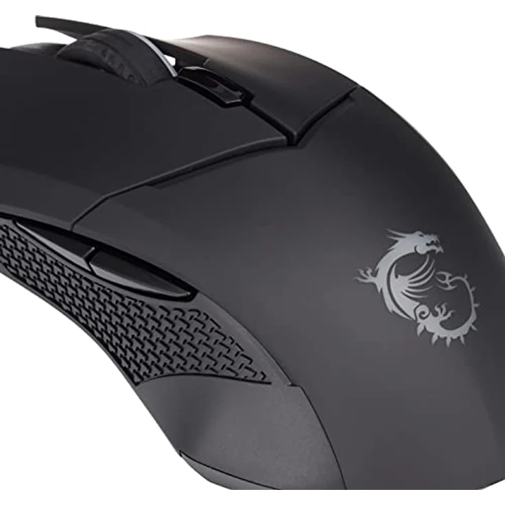 MSI CLUTCH GM08 Optical Gaming Mouse ''4200 DPI Optical Sensor, 6 Programmable button (Kabelgebunden), Maus, Schwarz – Bild 10