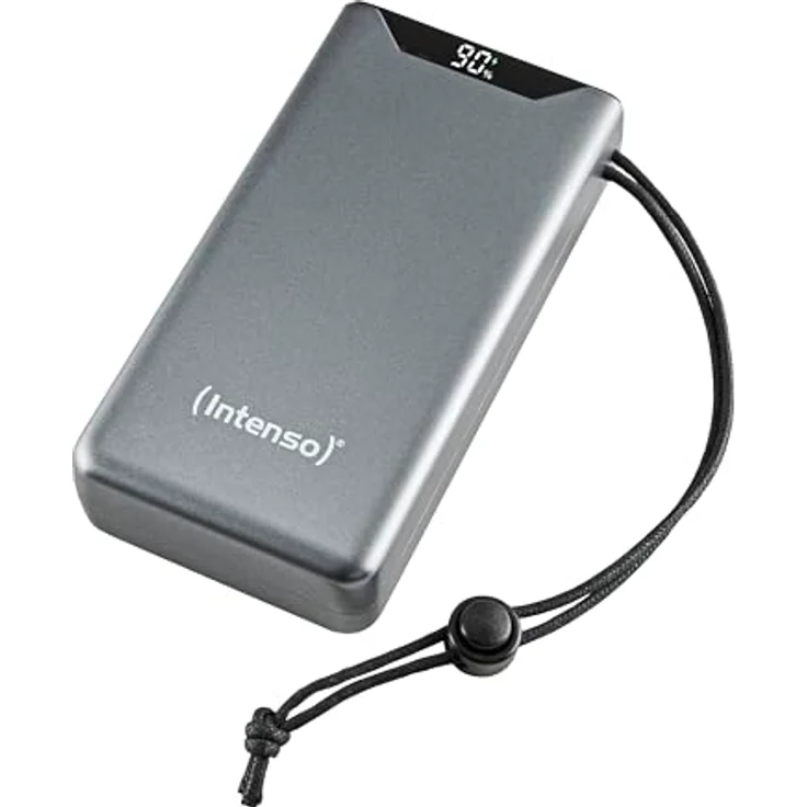 Intenso Powerbank F20000, externer Akku mit PD (20W) & QC (18W), USB-C und USB-A Anschluss, 20000mAh, Grau – Bild 1