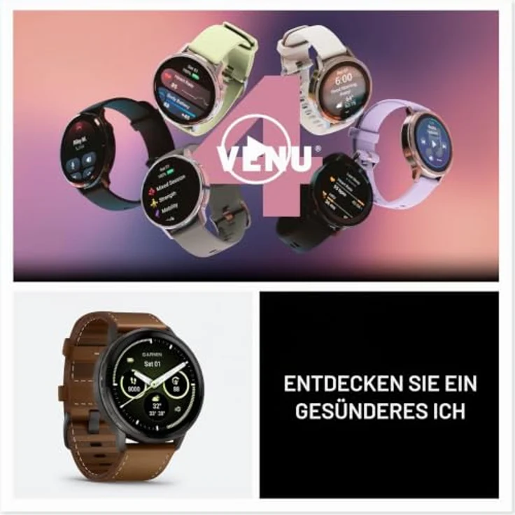Garmin Venu 4, Smartwatch mit 1.4" AMOLED Touchscreen, 8 GB Speicher, GPS und 10 Tagen Akkulaufzeit – Bild 8