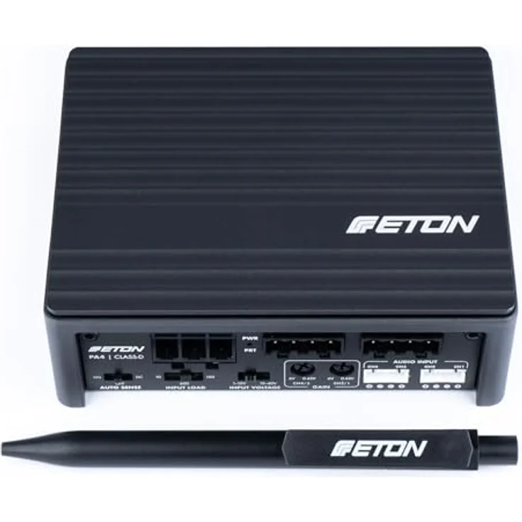 Eton PA4, 4-Kanal Micro-Verstärker, Class D Amp mit 2 x 45 + 2 x 80 Watt, Gunmetal Grey – Bild 2
