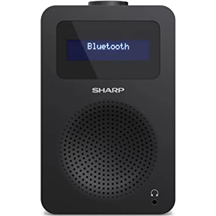 SHARP DR-430 Digitalradio (DAB/DAB+/FM mit RDS, Bluetooth 5.0, Kopfhöreranschluss, 5 Watt), schwarz – Bild 4