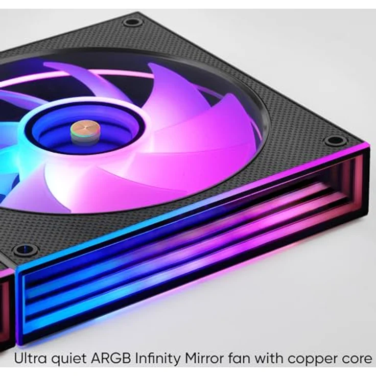 Mars Gaming ML-LCDPRO240 AIO Flüssigkeitskühlung, 500W TDP, 2,8" LCD-Bildschirm, 4. Gen Opti-Chamber Pumpe, 2x 120 mm ARGB Lüfter, Schwarz – Bild 3