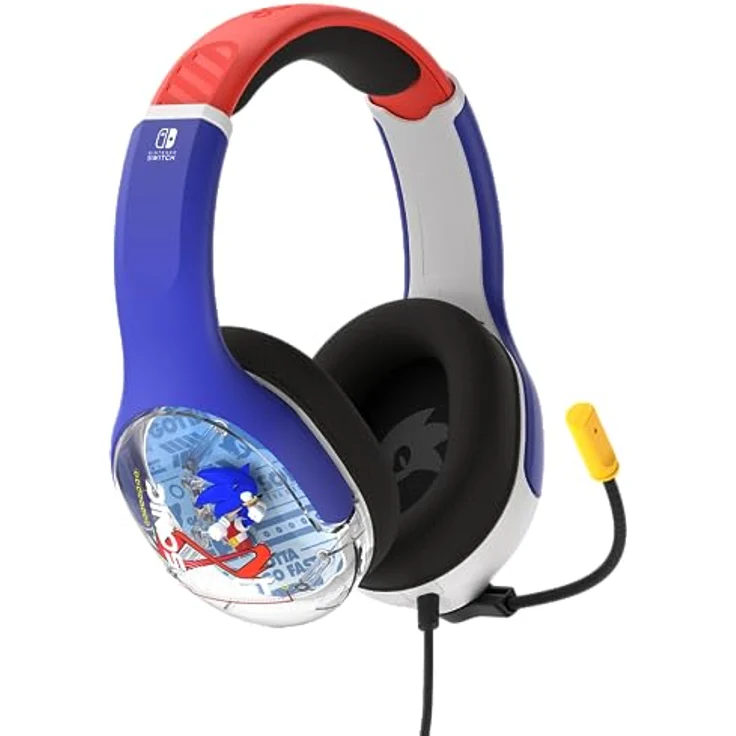 PDP AIRLITE Kabelgebundenes Headset Realmz Sonic Nintendo Switch – Bild 1