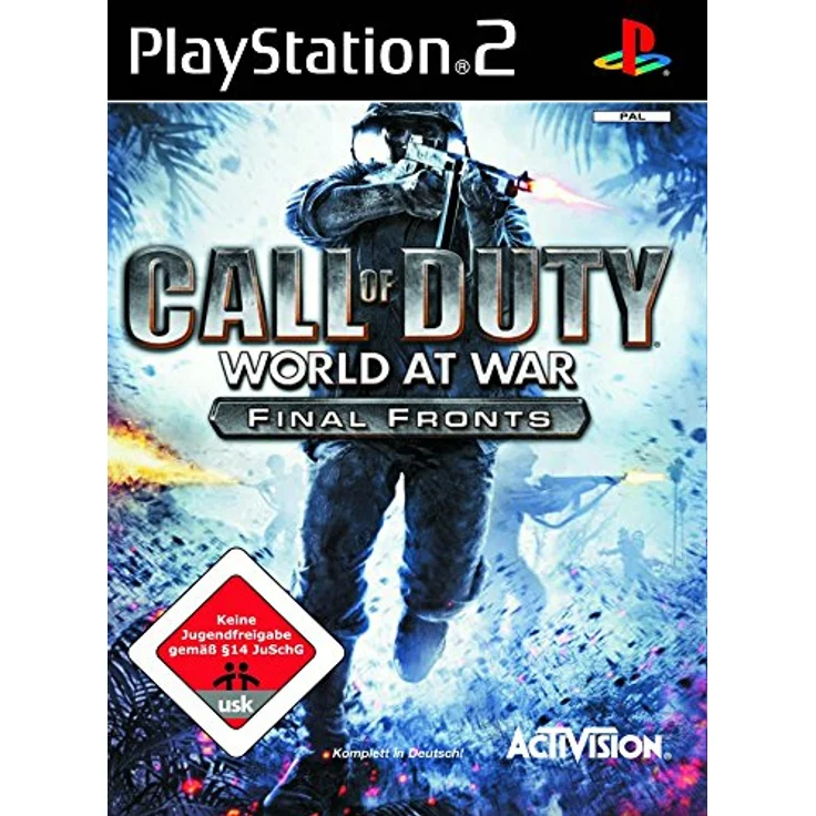 Activision Call of Duty - World at War, PS2-Spiel mit packendem Zweiten Weltkrieg-Setting