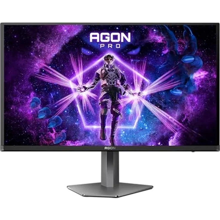 AOC Agon Pro AG276UZD, 27 Zoll UHD OLED Gaming-Monitor mit 240 Hz, 0,03 ms Reaktionszeit, FreeSync Premium Pro, G-Sync kompatibel, Höhenverstellung, HDR400, schwarz – Bild 2