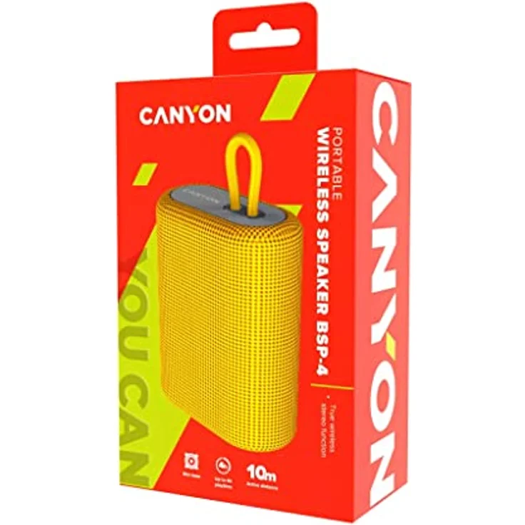 CANYON Bluetooth Speaker BSP-4 Gelb – Bild 5