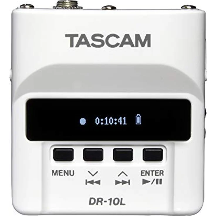Tascam DR-10L-LW Digitaler Audiorekorder mit Lavalier-Mikrofon, Weiß - Preisvergleich – Bild 3