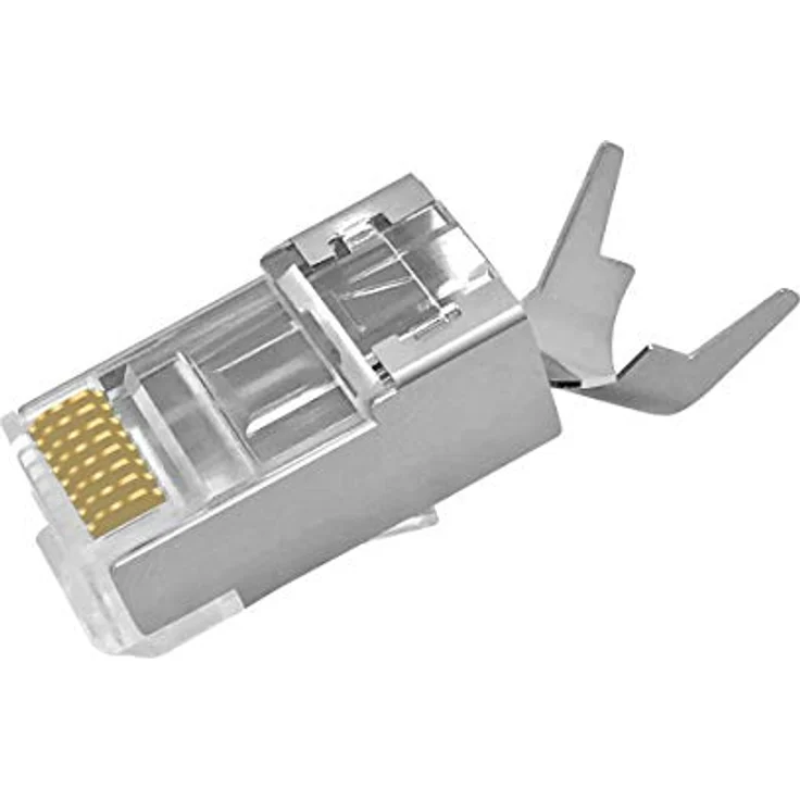 Cat7 Netzwerkstecker RJ45 Stecker Cat 6a 7 Verlegekabel Knickschutz AWG23 – Bild 4