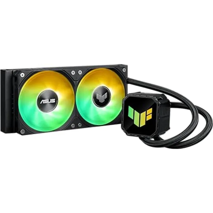 ASUS TUF Gaming LC III 240 ARGB, All-in-One CPU Wasserkühler mit ARGB-Beleuchtung, Schwarz