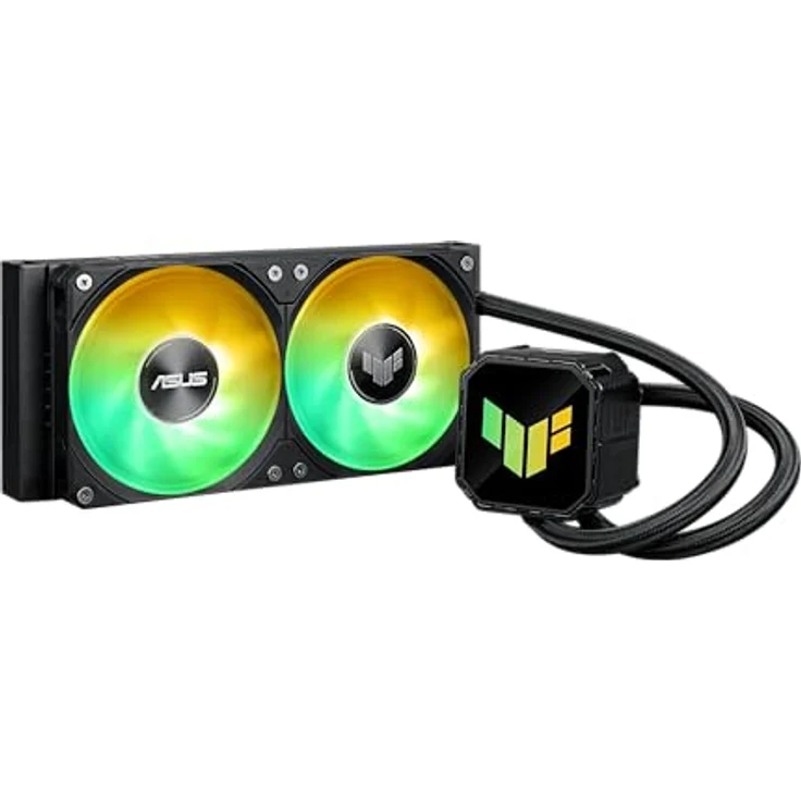 ASUS TUF Gaming LC III 240 ARGB, All-in-One CPU Wasserkühler mit ARGB-Beleuchtung, Schwarz – Bild 1