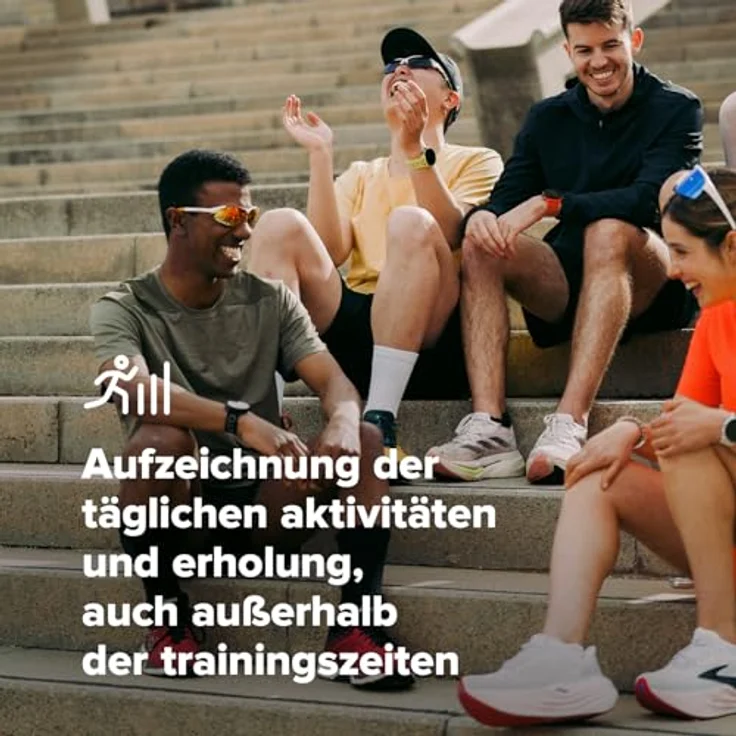 Suunto Run Frost Gray, Smartwatch 46 mm mit Bluetooth, 12 Tage Akkulaufzeit und strapazierfähigem Nylonarmband – Bild 7