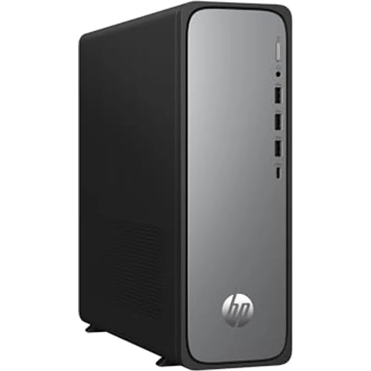 HP OmniDesk Slim Tower S03-0015ng, Desktop-PC mit Intel-Prozessor, 512 GB SSD, 8 GB RAM, Silber – Bild 3