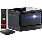 Dangbei Mars Pro 4k Beamer, echte 4K-Auflösung (3840 x 2160P) DLP-Projektor mit Android 4 GB + 128 G, 2 x 10 W HiFi-Lautsprecher, Auto Keystone, Autofokus, HDR10 (Mars Pro)