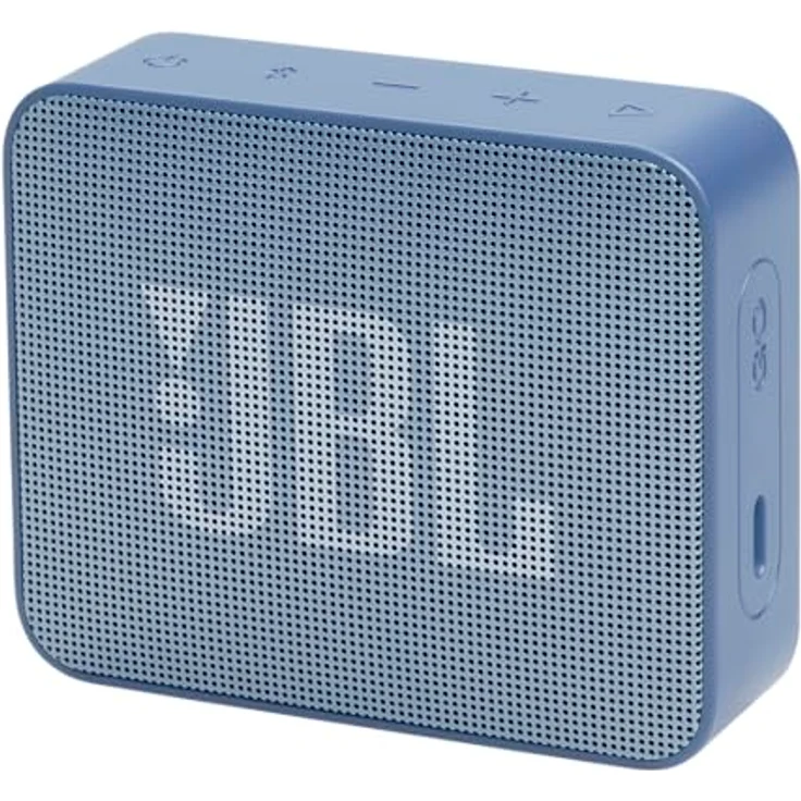 JBL Go Essential 2, Bluetooth Lautsprecher mit 5 Stunden Wiedergabezeit, wasserdicht und staubfest, Blau – Bild 1