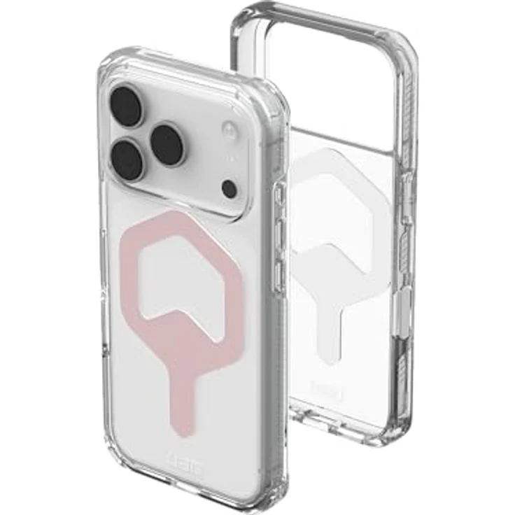 UAG Plyo MagSafe Case für Apple iPhone 17 Pro, robuste Smartphone Hülle mit Stossdämpfungssystem, Ice Rose Gold – Bild 1