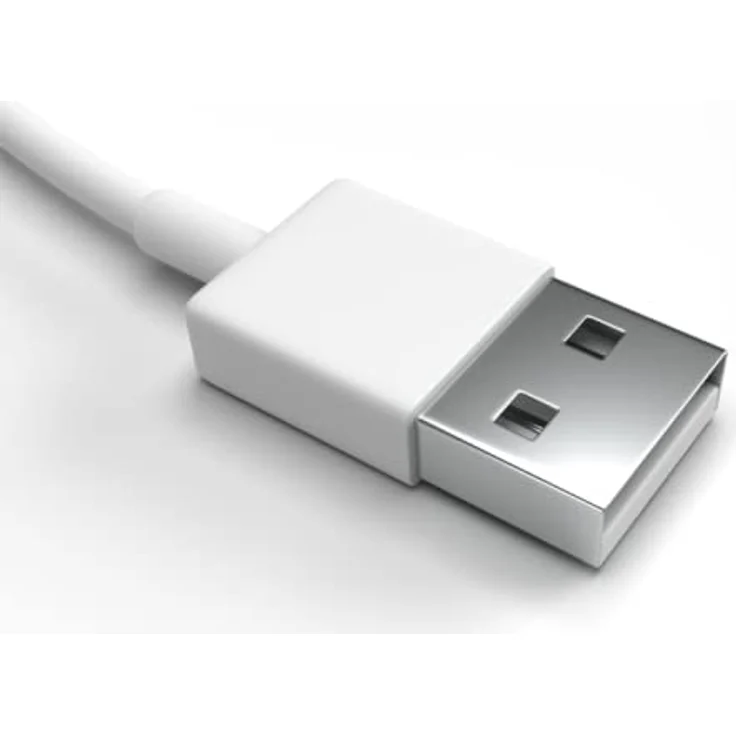 Justcom USB-C Ladekabel für Samsung Galaxy A22 5G, 50 cm, Schnellladen bis 3 A, Weiß – Bild 4