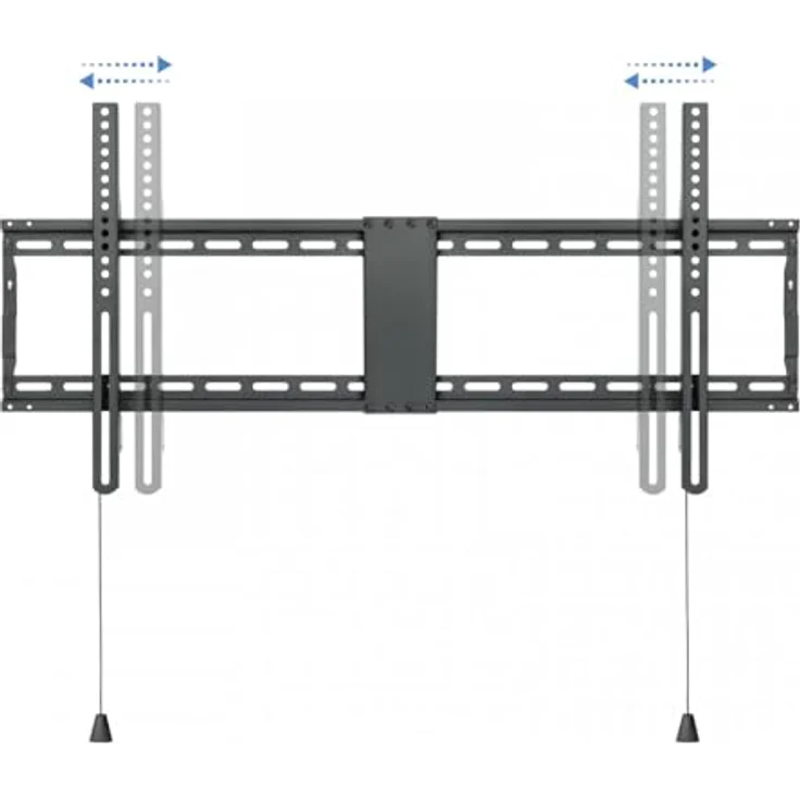 TooQ LP4390F-B, Wandhalterung für TV-Bildschirme 43"-90", VESA 200x200 bis 800x400 mm, Schwarz, max. 70 kg Traglast – Bild 2