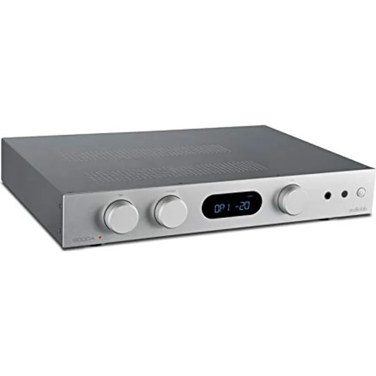 audiolab 6000A Vollverstärker mit DAC und Phono MM Eingang silber