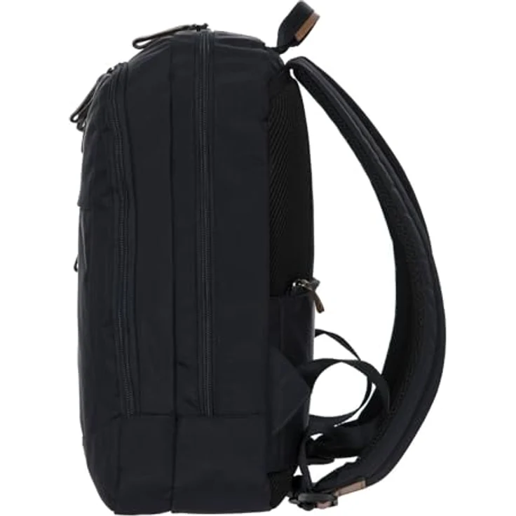 Bric's X-Travel Metro Backpack Black, Laptop-Rucksack mit gepolstertem Laptop- und Tabletfach, 2 Hauptfächer, A4-kompatibel – Bild 4