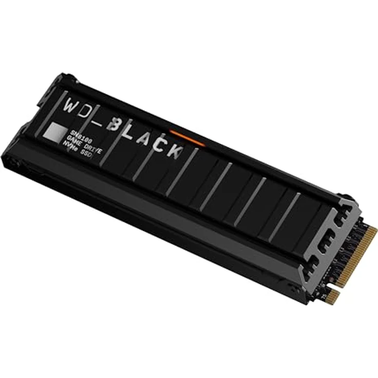 WD_BLACK SN8100 1 TB PCIe 5.0x4 NVMe M.2 SSD mit Kühlkörper, Lesegeschwindigkeit bis 14.900 MB/s, Schreibgeschwindigkeit bis 11.000 MB/s, TLC 3D CBA NAND – Bild 3