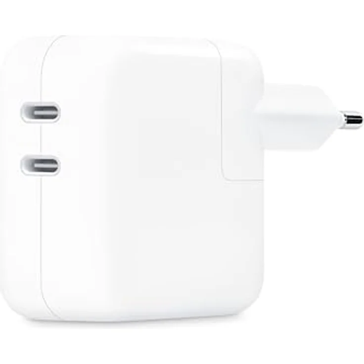 Apple 35W Dual USB‑C Port Power Adapter, für MacBook Air mit zwei Ladeanschlüssen – Bild 1