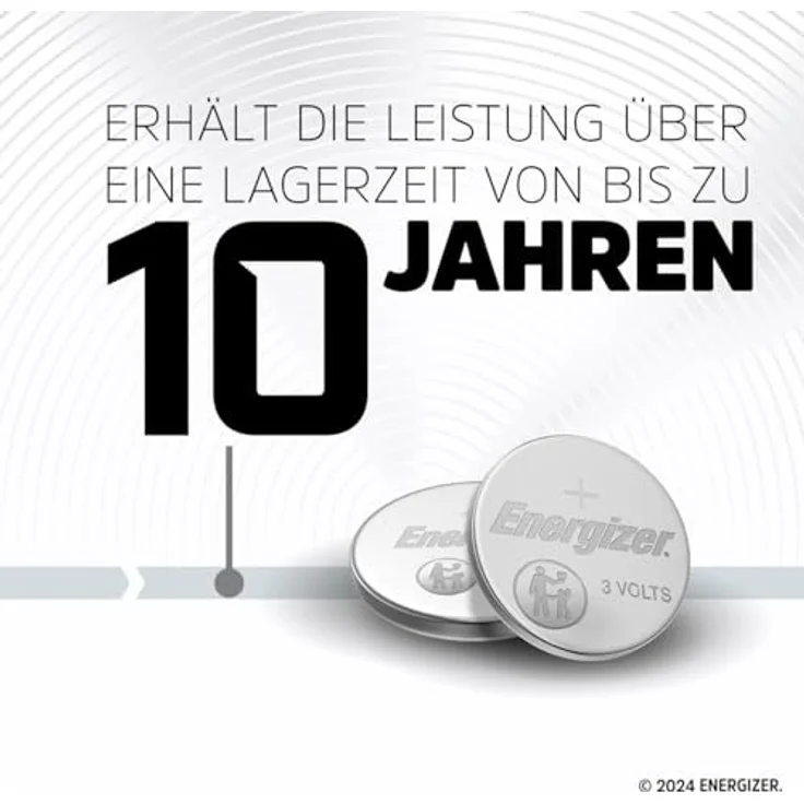 Energizer Max Lithium-Knopfzellen CR2025, langlebige Leistung für medizinische Geräte, Waagen, 2 Stück – Bild 6