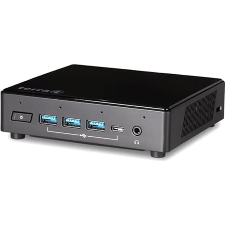 Wortmann TERRA PC-MICRO 3100 SILENT GREENLINE, Mini-PC mit Intel Celeron N5100, 8 GB RAM, 120 GB SSD, lüfterlos, Schwarz – Bild 3