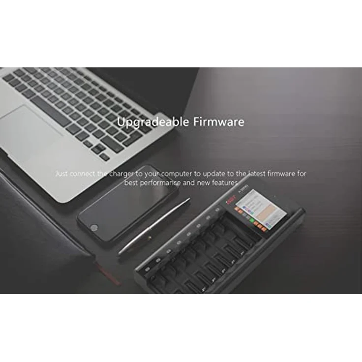 ISDT N8 Universal-Batterieladegeräte,LCD-Digtal-Ladegerät,8-Slot Speedy Smart Battery Schnellladegerät für Wiederaufladbare Batterien AA AAA Li-lon LiHv NI-MH NI-Cd LiFePO4 Entladeschutzfunktion – Bild 4