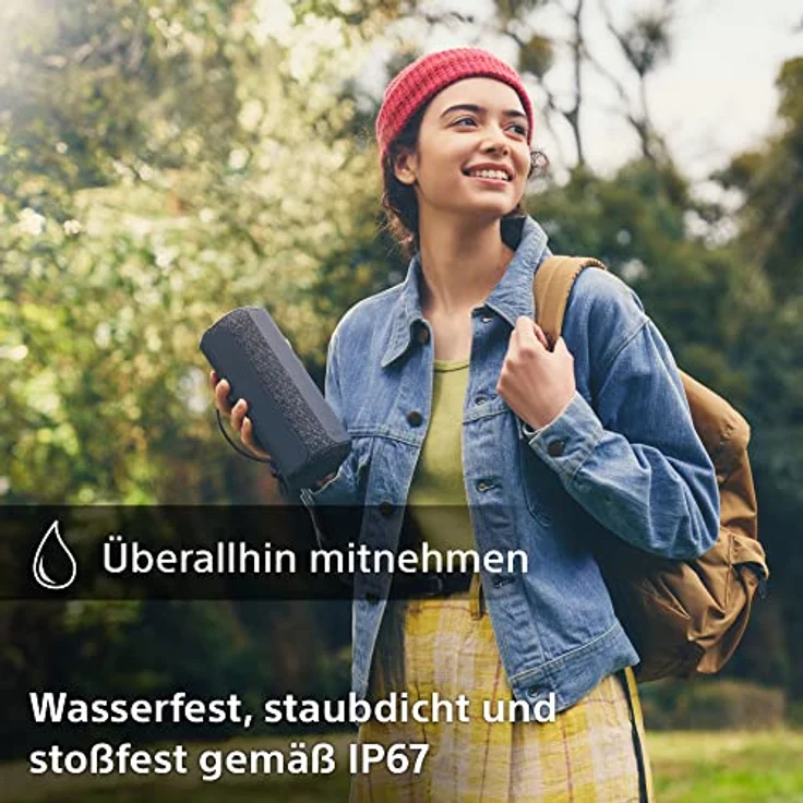 Sony Srsxe200H Bluetooth-Lautsprecher wasserdicht, grau – Bild 6