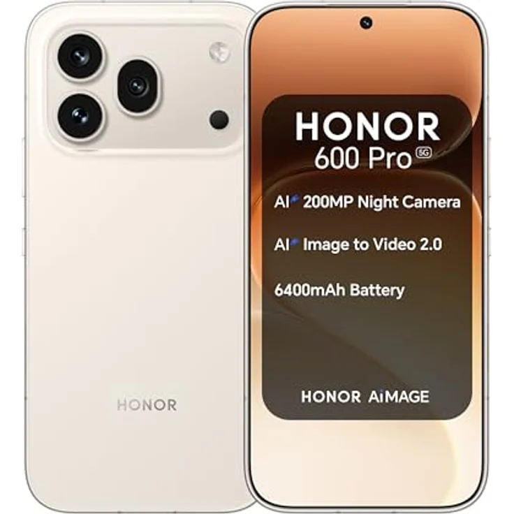 Honor 600 Pro 5G Dual Sim 12GB RAM 512GB - Forest Green (512 GB, Forest Green, Gold, Golden white, Weiss, 6.57", Dual SIM, 5G), Smartphone, Grün, Gold, Weiss – Bild 1