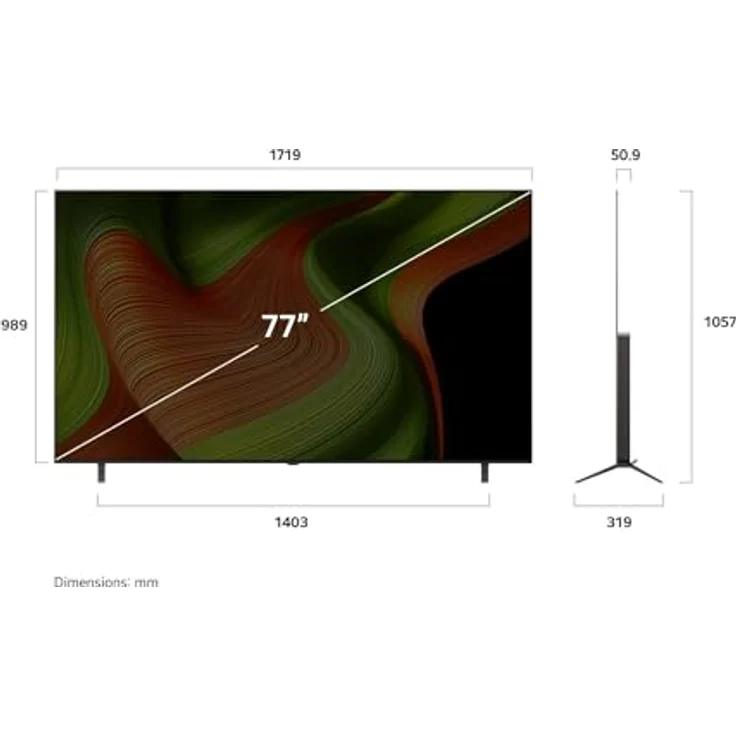 LG OLED77B59LA, 77 Zoll 4K OLED AI TV mit α8 Gen2 4K AI Prozessor, webOS 25 und 120Hz für optimales Gaming – Bild 5